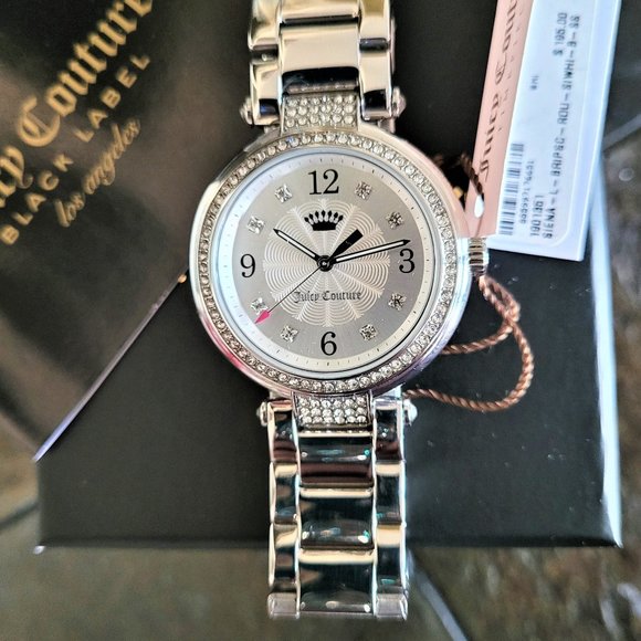 Juicy Couture Women's Sienna Silver Watch - Picture 1 of 5